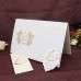 Ivory Invitation with Hand Bag Foiling Business Card Wedding Invitation Customized 